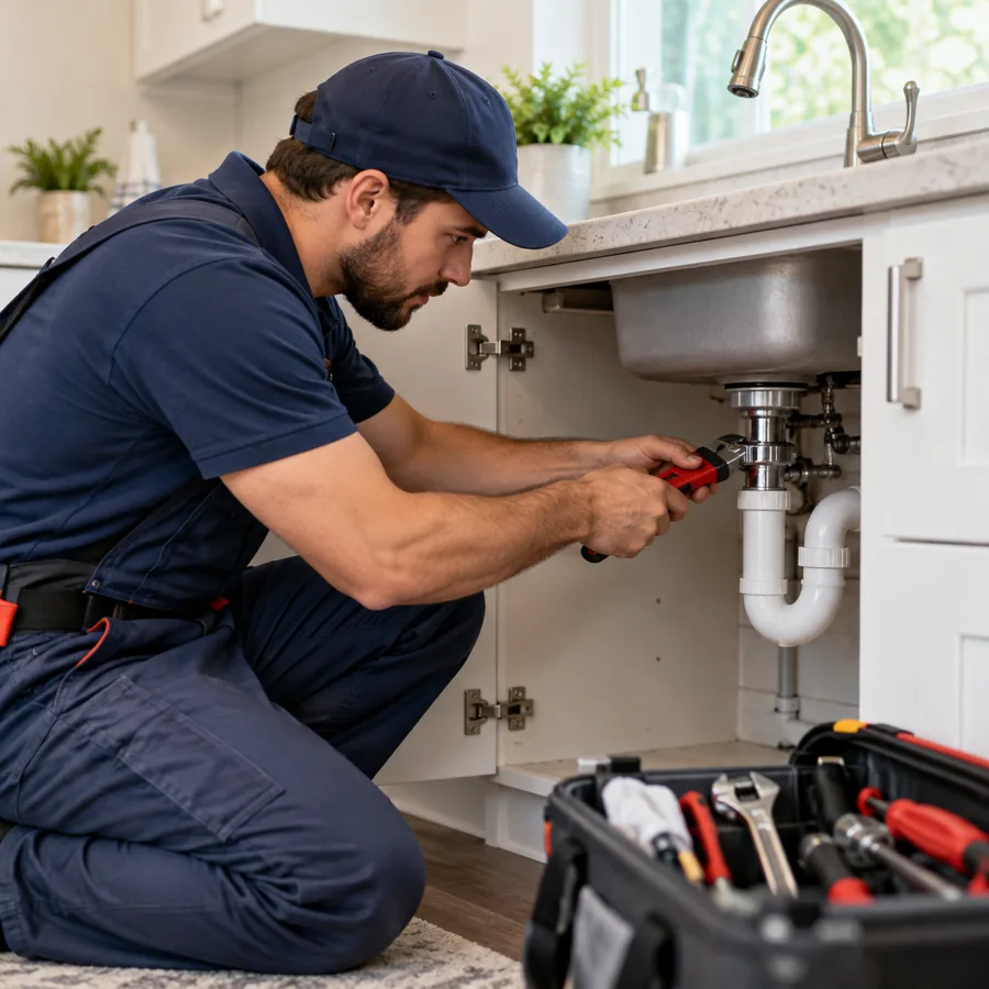 Illustration of Plumbing service